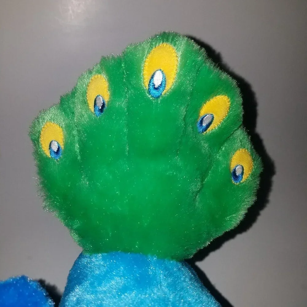 Kellytoy Blue Peacock Plush 12